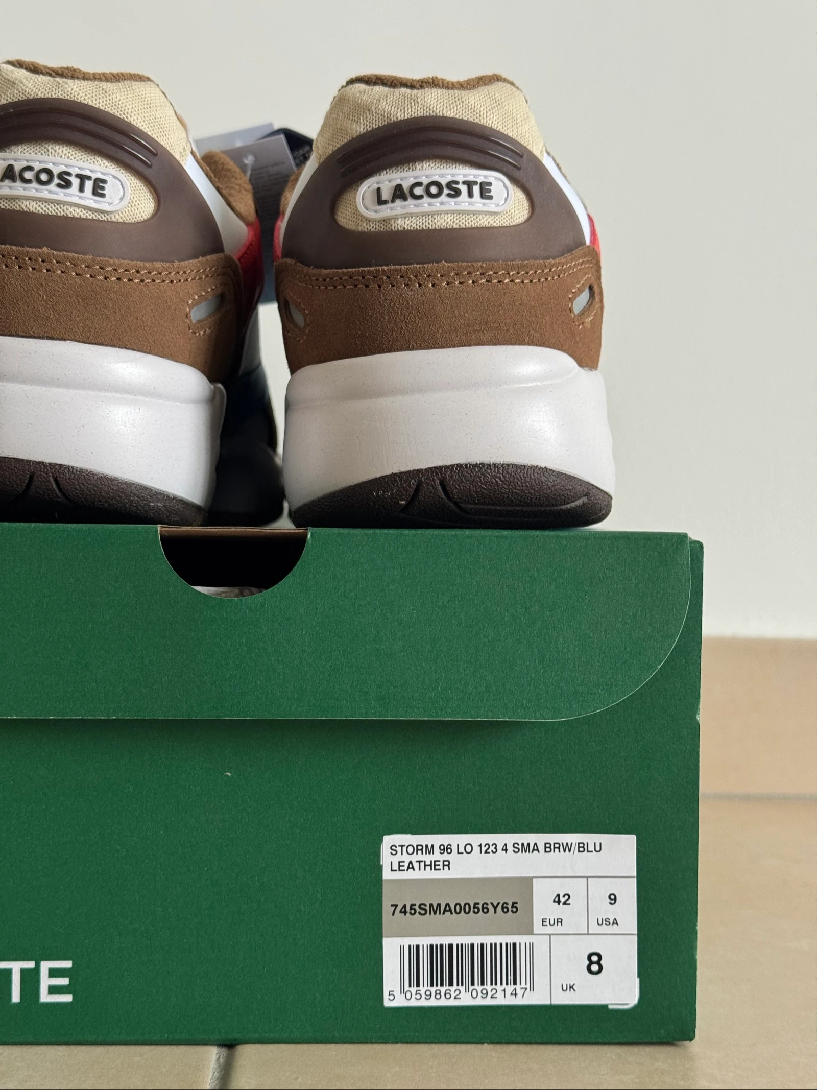 Authentieke nieuwe Lacoste Storm 96 sneakers maat 42 – photo 9